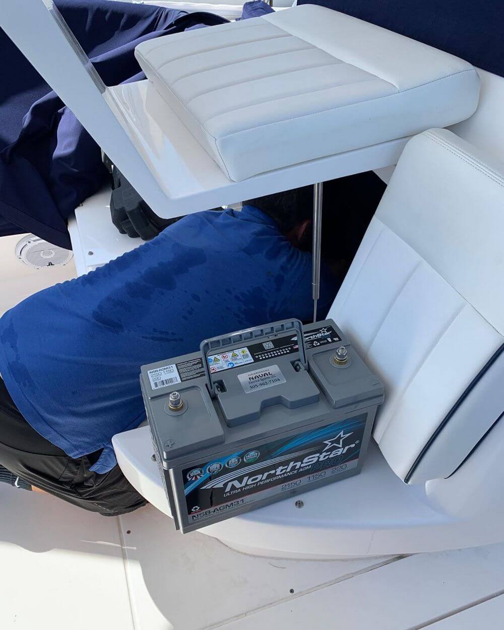 AGM batteries for a large boat